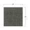 Mohawk Mohawk Basics 24 x 24 Carpet Tile with EnviroStrand PET Fiber in Grey 96 sq ft per carton EQ303-978 - alternate 5